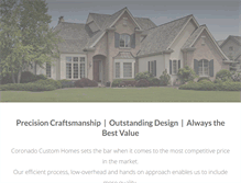 Tablet Screenshot of homesbycoronado.com
